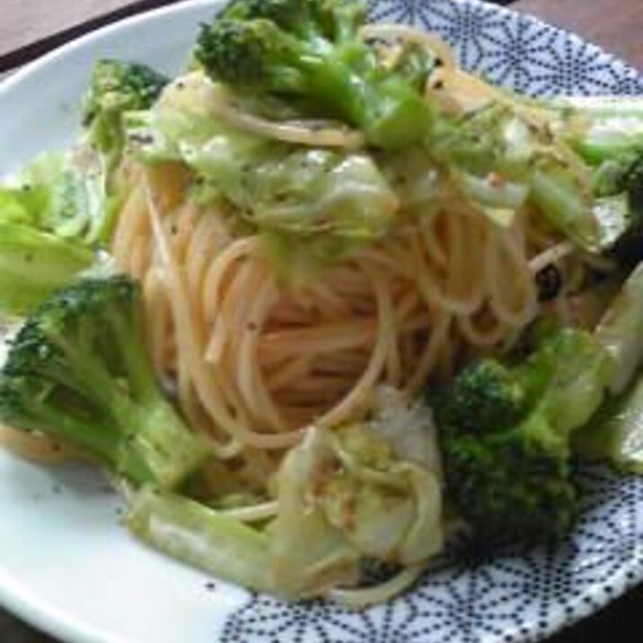 ブロッコリーとキャベツのアンチョビパスタ レシピ 作り方 By K E I 楽天レシピ